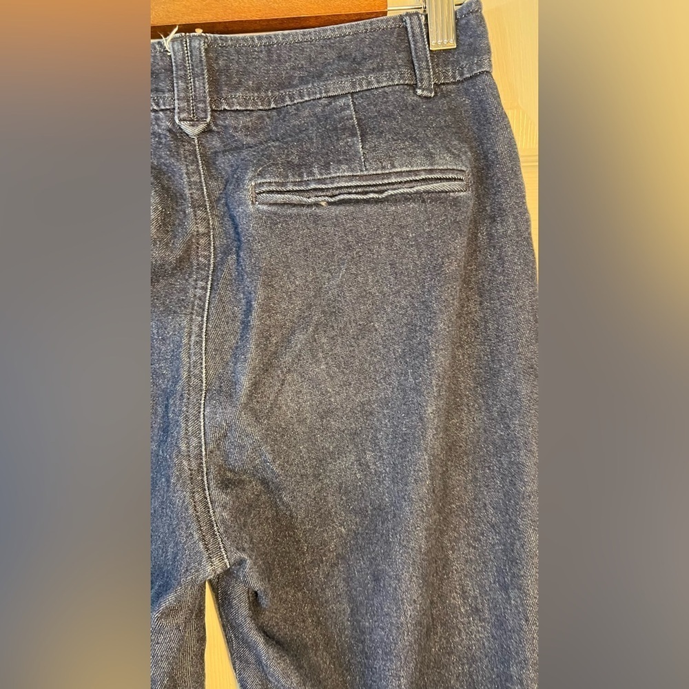 Anthropologie The‎ Essential Pants Jeans Women's  Bell Bottom Flare Wide Size 4 - Picture 3 of 11